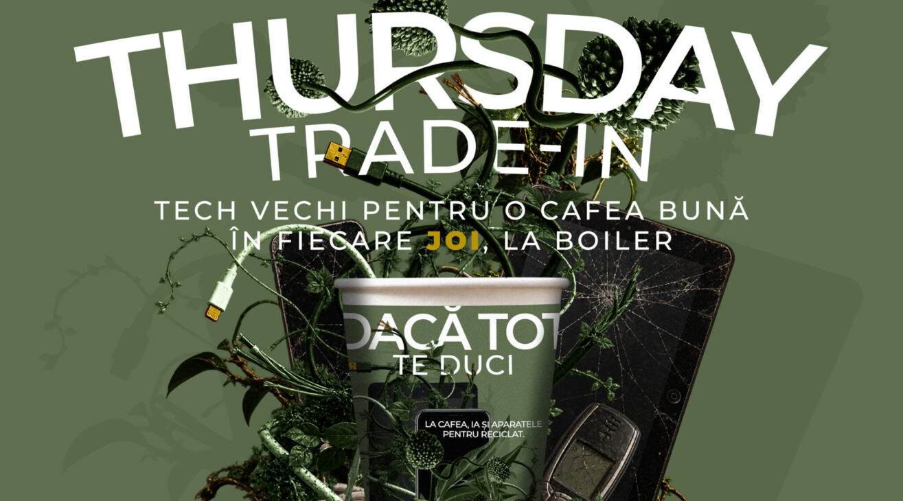 THURSDAY TRADE-IN: telefonul tău vechi îți face cinste cu o cafea